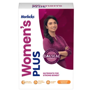 Horlicks Women's Plus Caramel Flavour Powder, 750 gm Refill Pack